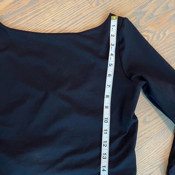 Susana Monoco Scoop Back Crop Top Black from Nordstrom size L (runs small) - Picture 3 of 7
